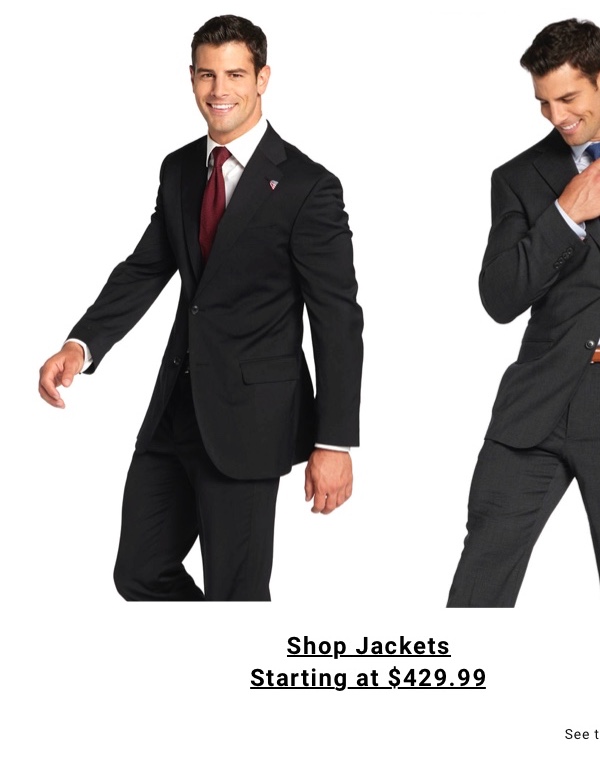 Shop Jackets starting at $429.99