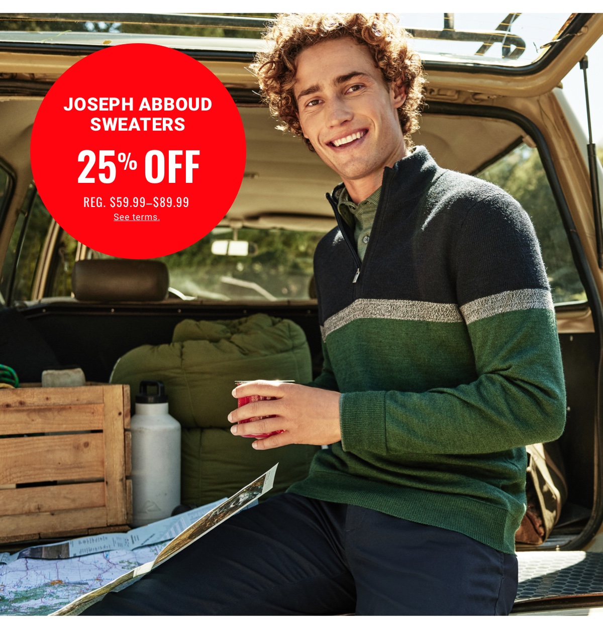 Joseph Abboud Sweaters 25% off Reg. $59.99-$89.99 - Shop Now. See terms.