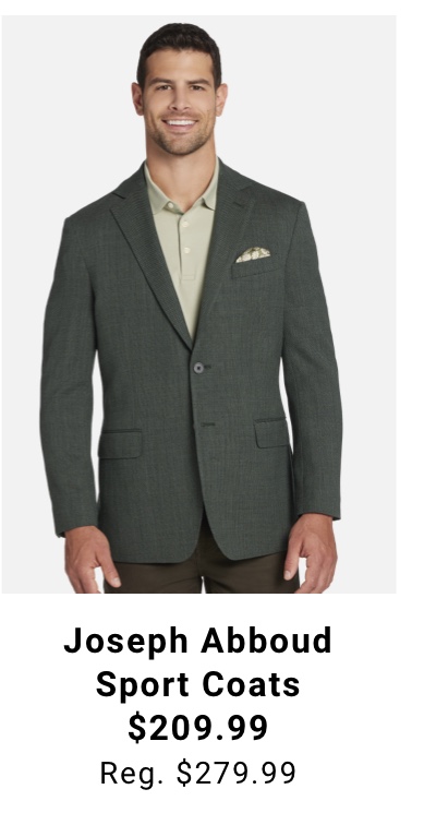 Joseph Abboud Sport Coats $209.99 Reg. $279.99