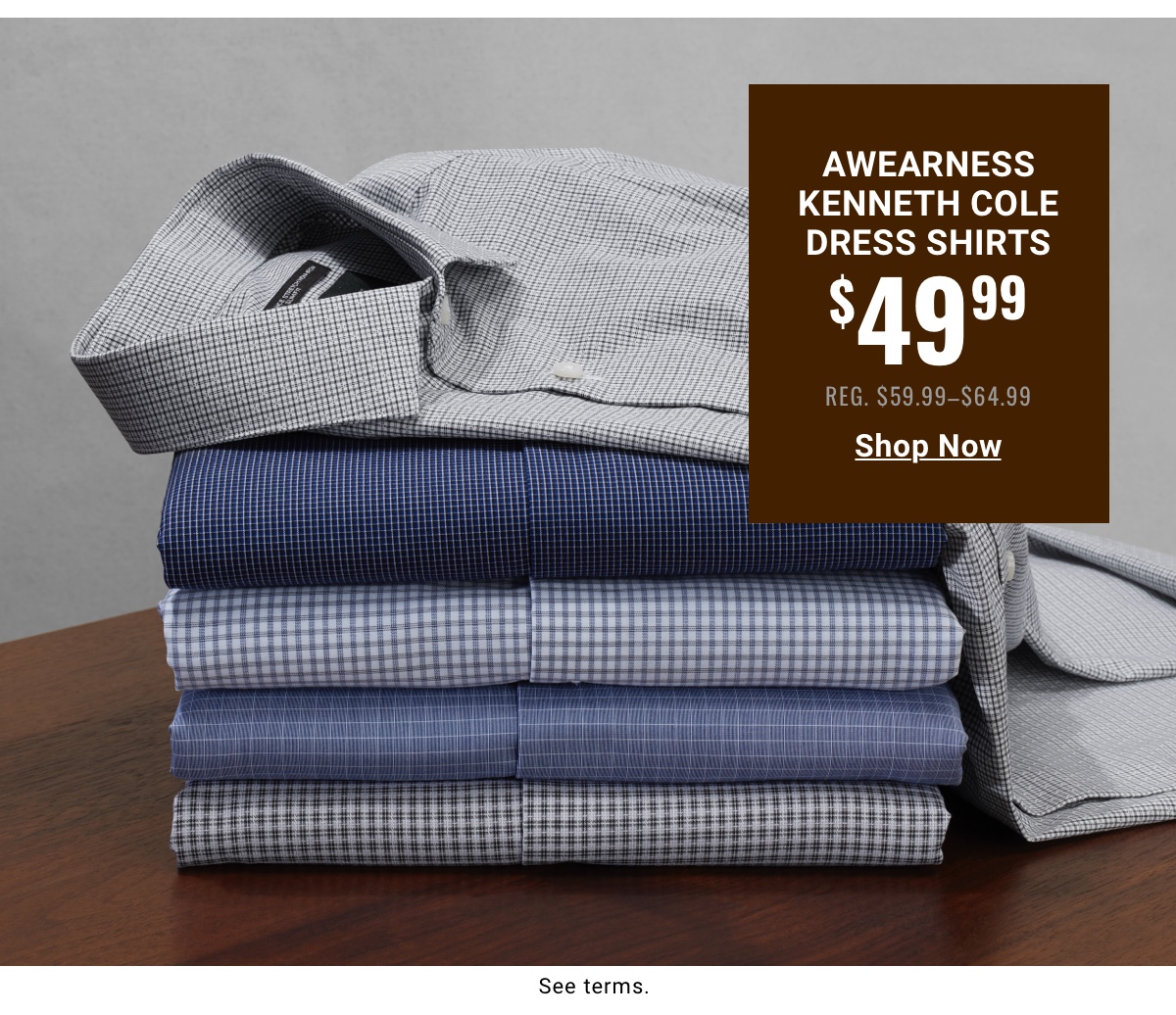 AWEARNESS Kenneth Cole Dress Shirts $49.99 Reg. $59.99-$64.99 - Shop Now