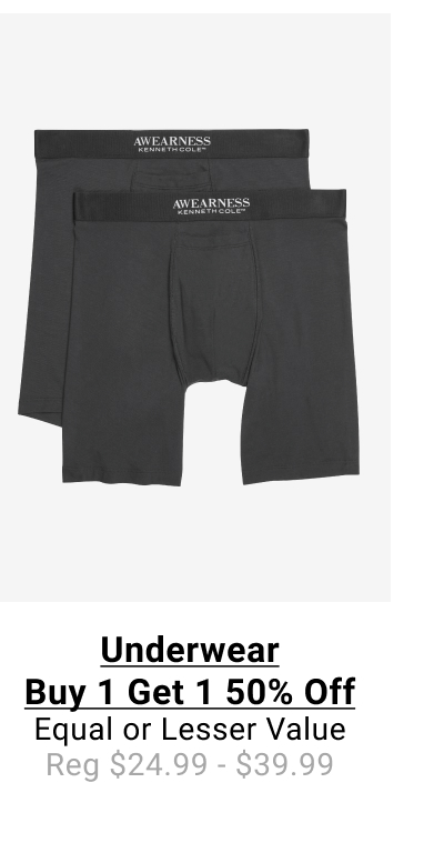 Underwear Buy 1 Get 1 50% Off