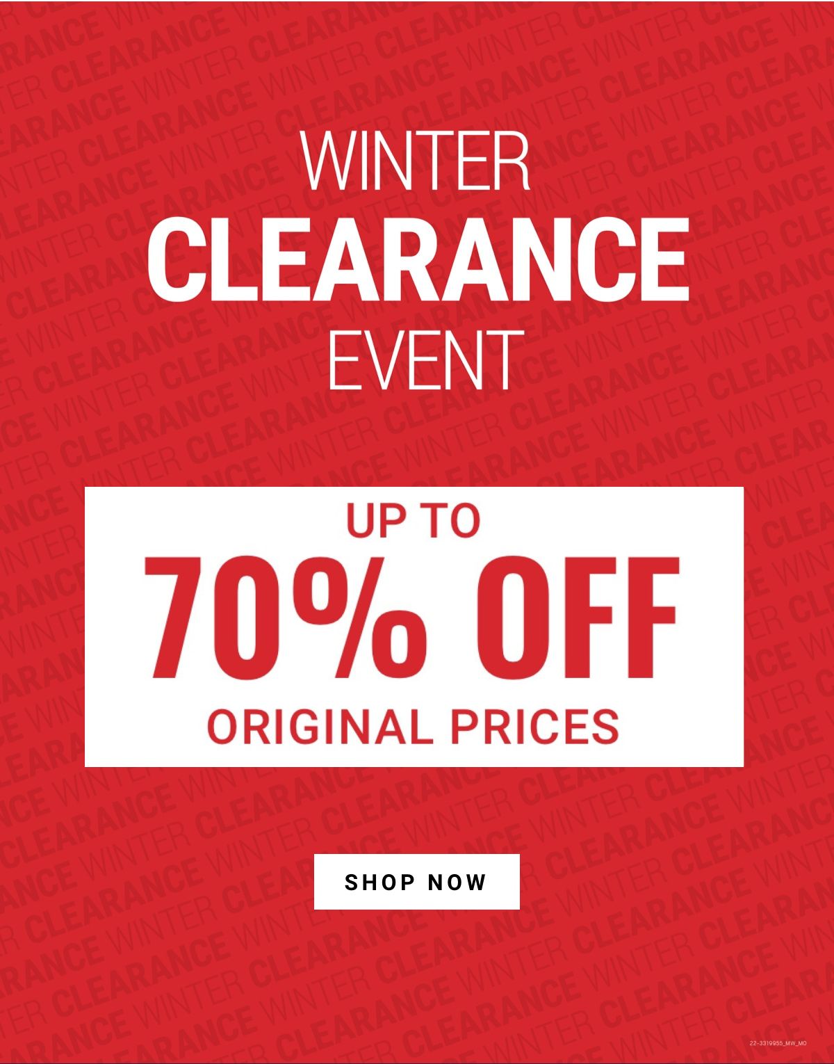 Winter Clearance Event 