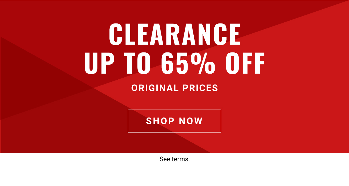 Clearance Up to 65% Off Original Prices - Shop All
