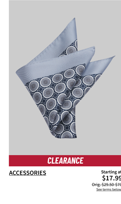 Accessories Starting at $17.99 Orig. $29.50-$70 Shop Now See terms below.